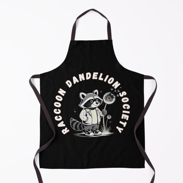 Item preview, Raccoon Dandelion Society Cute Nature Streetwear designed and sold by Creative-Sanc.