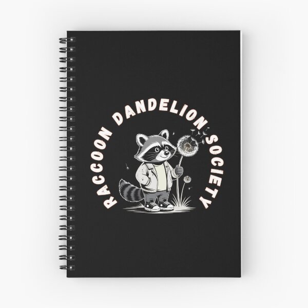 Item preview, Raccoon Dandelion Society Cute Nature Streetwear designed and sold by Creative-Sanc.