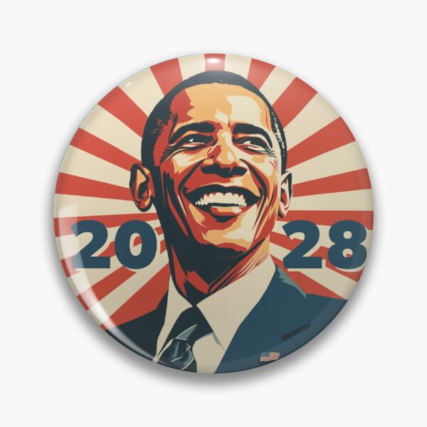 Item preview, Barack Obama 2028 Political Campaign Humor Vinyl Bumper designed and sold by teemix.