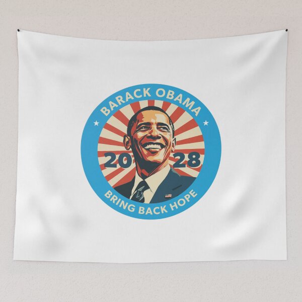Item preview, Barack Obama 2028 Political Campaign Humor Vinyl Bumper designed and sold by teemix.