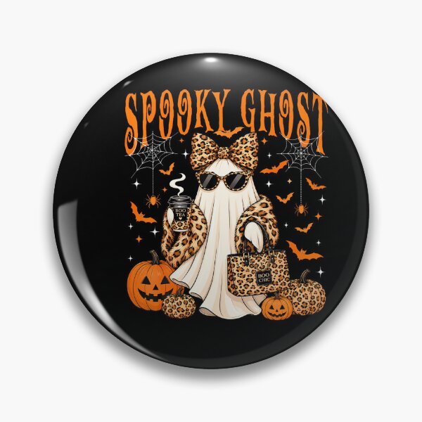Item preview, Coquette Leopard Ghost Coffee Halloween Boo Jee designed and sold by Teansnack.
