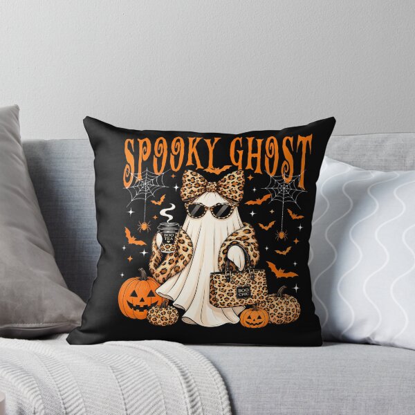 Item preview, Coquette Leopard Ghost Coffee Halloween Boo Jee designed and sold by Teansnack.