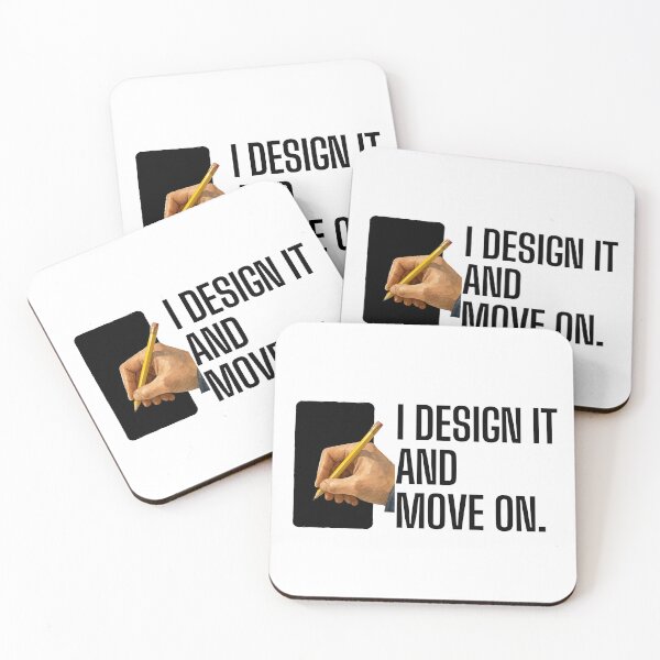 Item preview, I Design It And Move On, Creative Artist,Graphic Designer,Architect gift, designed and sold by Terannart.