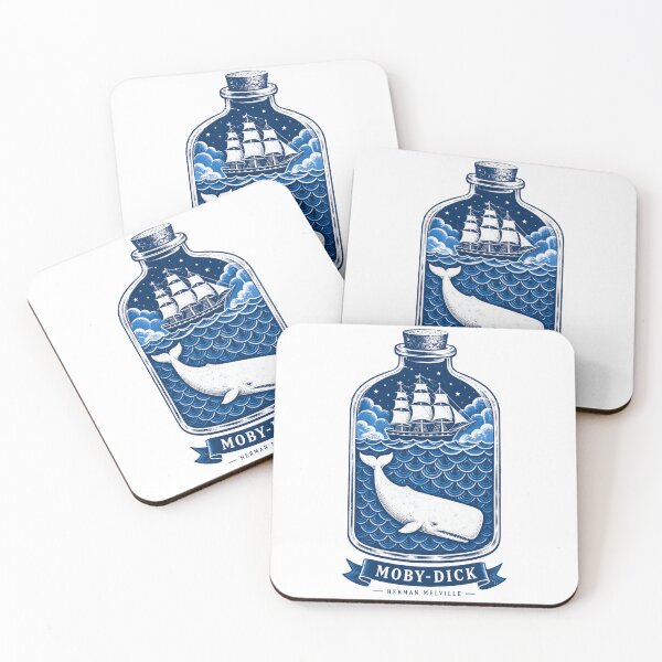 Item preview, Moby Dick: Ship in a Bottle Above the White Whale designed and sold by Fenay Designs.