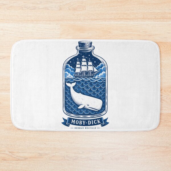 Item preview, Moby Dick: Ship in a Bottle Above the White Whale designed and sold by Fenay Designs.