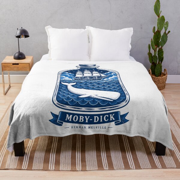 Item preview, Moby Dick: Ship in a Bottle Above the White Whale designed and sold by Fenay Designs.