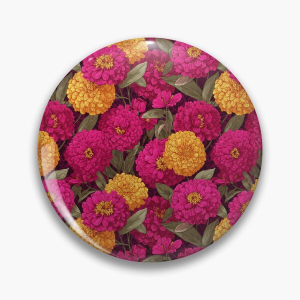 Item preview, Elegant Zinnia Floral - Flower Floral Pattern - Gifts For Girls designed and sold by RoyalStarsPatts.