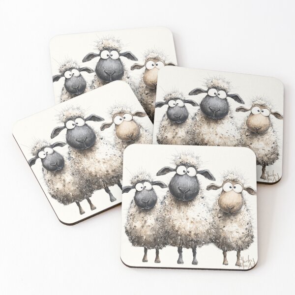 Item preview, Gorgeous Valais Blacknose Sheep ' FuN SHeeP ' BY SHiRLeY MacARTHuR designed and sold by Shirley MacArthur Art.