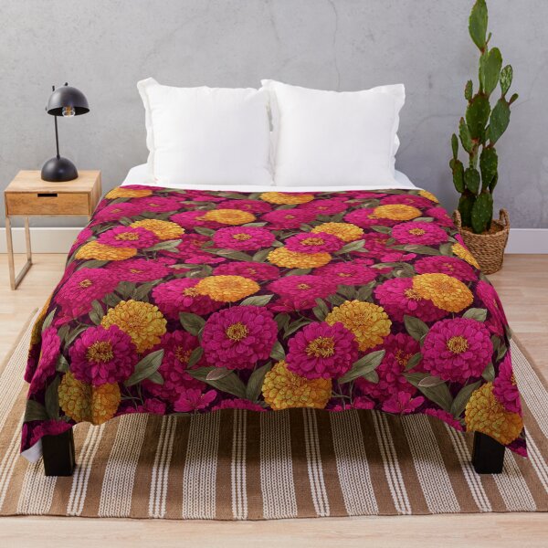 Item preview, Elegant Zinnia Floral - Flower Floral Pattern - Gifts For Girls designed and sold by RoyalStarsPatts.
