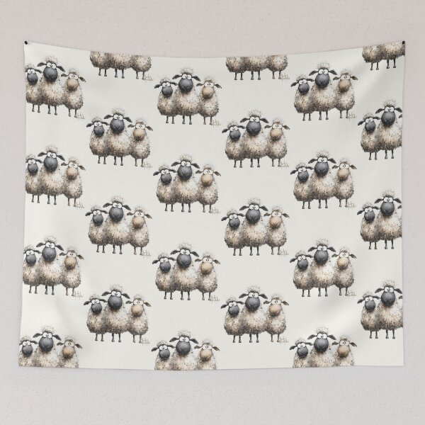 Item preview, Gorgeous Valais Blacknose Sheep ' FuN SHeeP ' BY SHiRLeY MacARTHuR designed and sold by Shirley MacArthur Art.