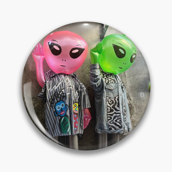 Item preview, Inflatable Space Aliens in Clothes Bangkok Street Photography designed and sold by HistoryDesigns.