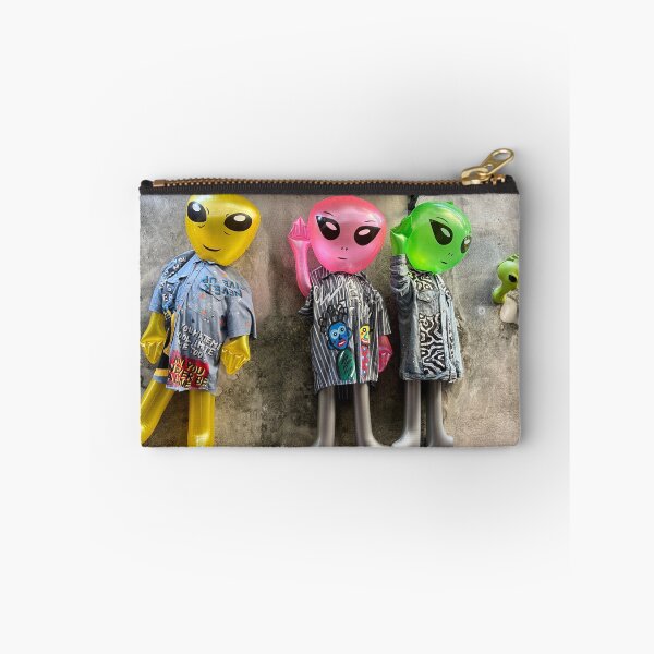 Item preview, Inflatable Space Aliens in Clothes Bangkok Street Photography designed and sold by HistoryDesigns.