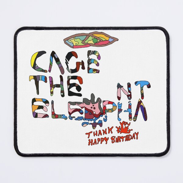 Item preview, Thank You Happy Birthday Cage The Elephant Album Cover Art designed and sold by MrPodMicropsArt.