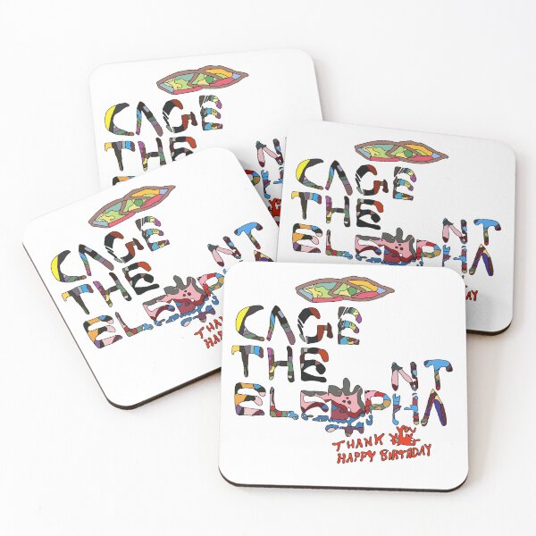 Item preview, Thank You Happy Birthday Cage The Elephant Album Cover Art designed and sold by MrPodMicropsArt.