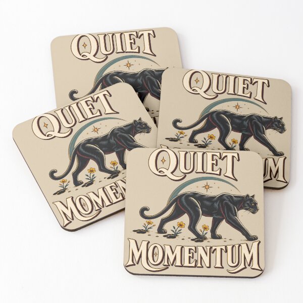 Item preview, Quiet Momentum – Powerful Black Panther designed and sold by VioVibe.