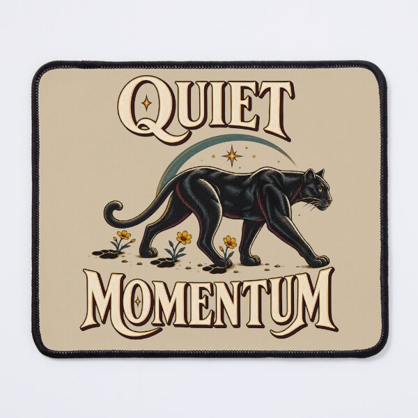 Item preview, Quiet Momentum – Powerful Black Panther designed and sold by VioVibe.
