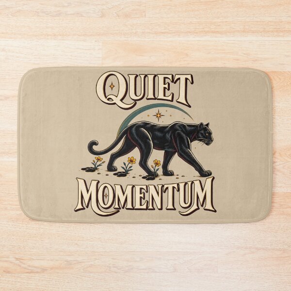 Item preview, Quiet Momentum – Powerful Black Panther designed and sold by VioVibe.