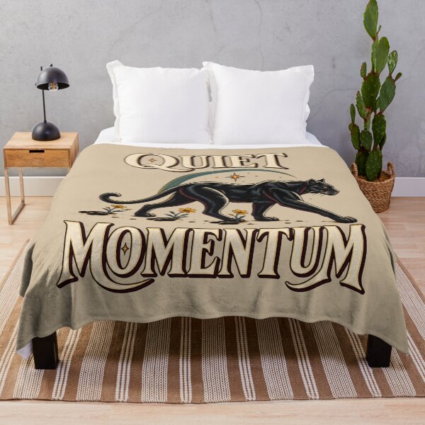 Item preview, Quiet Momentum – Powerful Black Panther designed and sold by VioVibe.