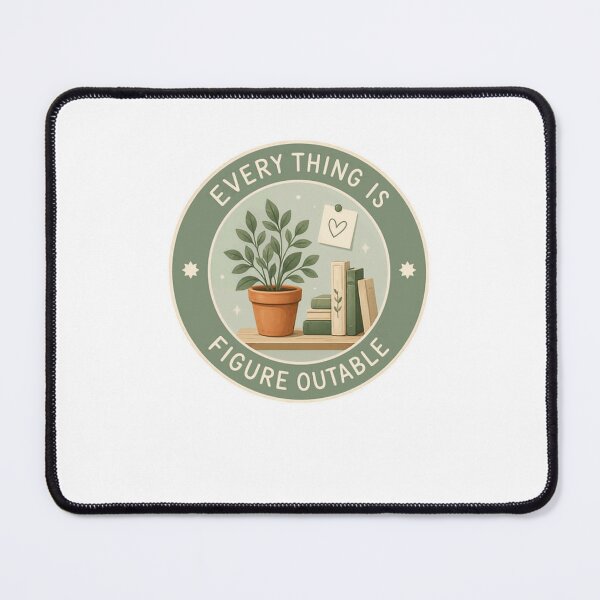 Item preview, Every Thing Is Figure Outable Growth Mindset Book Lover Plant Parent designed and sold by HumansStuck12.