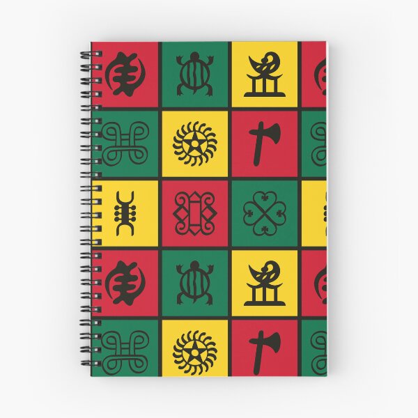 Item preview, Adinkra Symbols in Pan-African colors designed and sold by MammothArt.