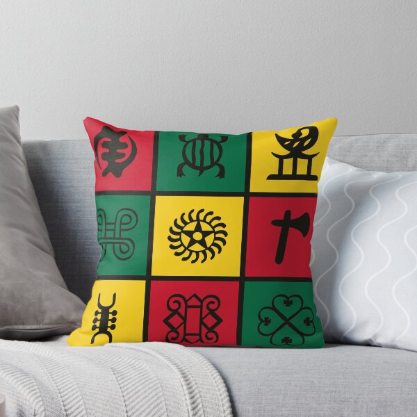 Item preview, Adinkra Symbols in Pan-African colors designed and sold by MammothArt.