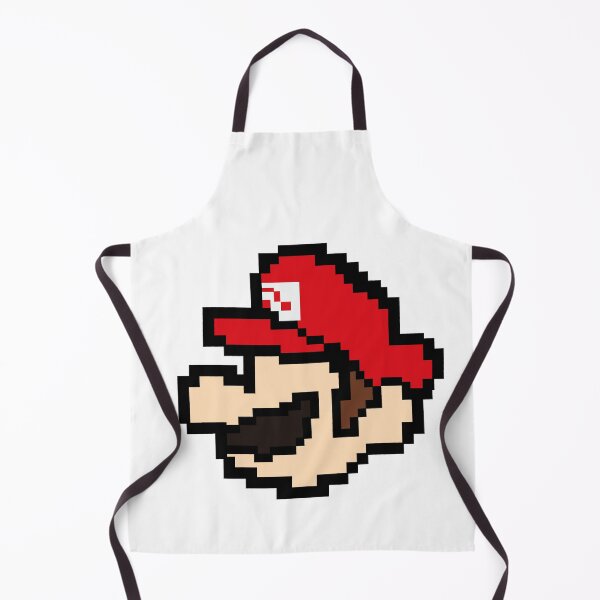 Item preview, Super Mario face pixel art designed and sold by Shiningsticker8.