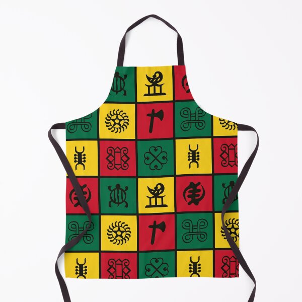 Item preview, Adinkra Symbols in Pan-African colors designed and sold by MammothArt.
