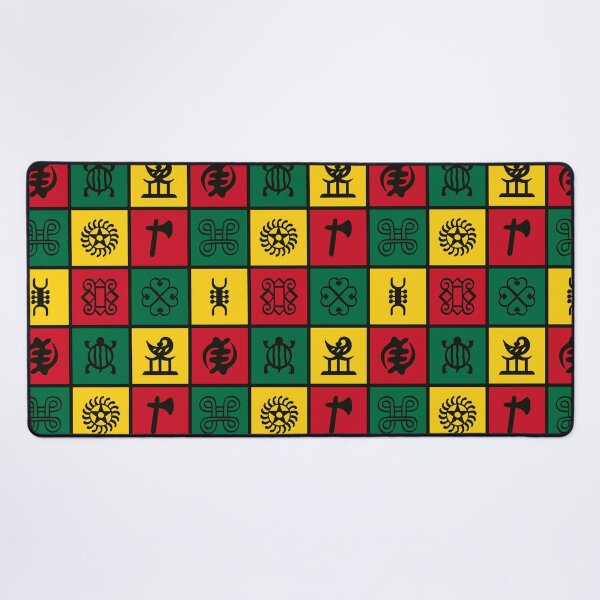 Item preview, Adinkra Symbols in Pan-African colors designed and sold by MammothArt.