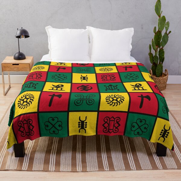 Item preview, Adinkra Symbols in Pan-African colors designed and sold by MammothArt.