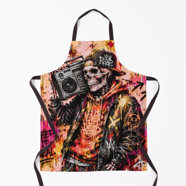 Item preview, Hip Hop Skeleton Boombox designed and sold by PetruArtDesigns.