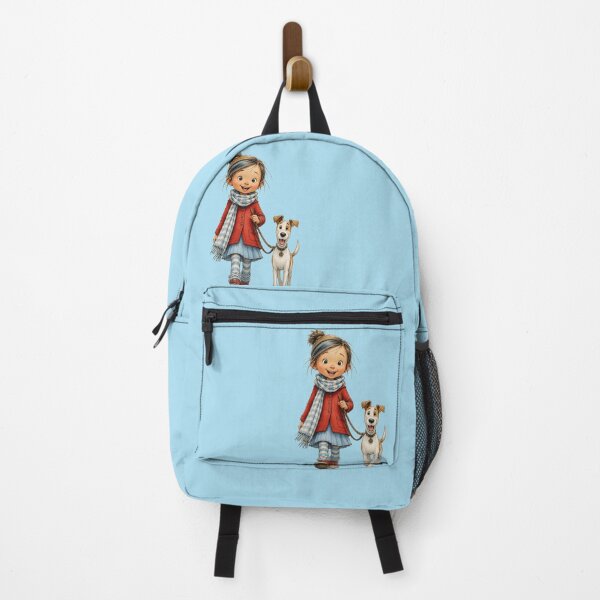 Item preview, A Child and Her Happy Dog designed and sold by GRFORA.