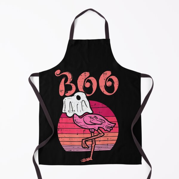 Item preview, Flamingo Ghost Boo Pink Sunset Retro Halloween designed and sold by Teansnack.