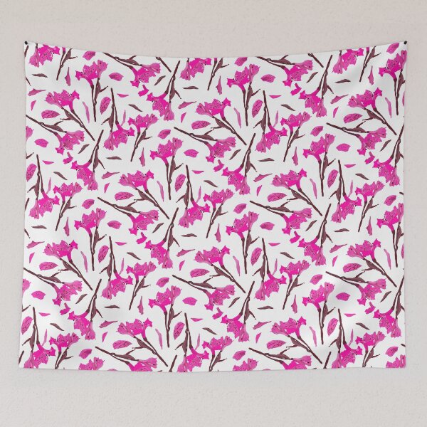 Item preview, Pink Alstroemeria Flower Hand-Drawn Illustration  designed and sold by altastudio.