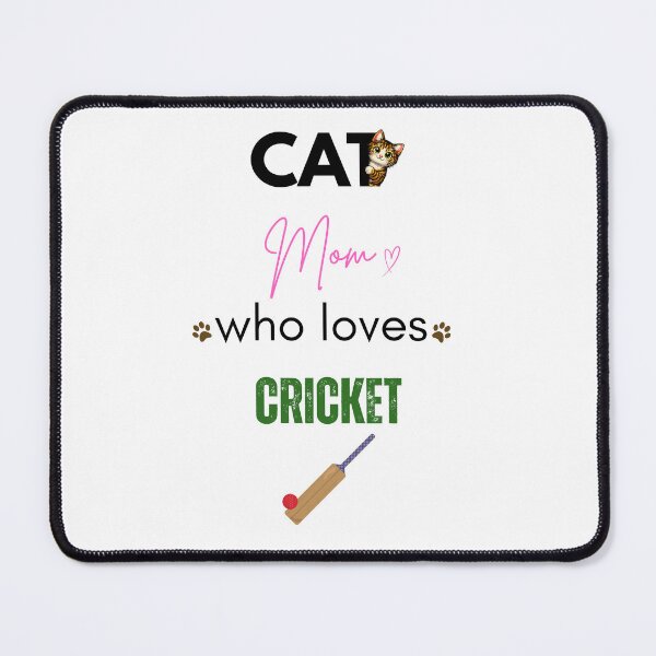 Item preview, Cat Mom Who Loves Cricket designed and sold by PawFitt.
