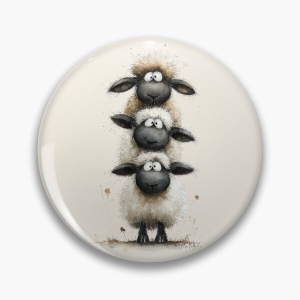 Item preview, Gorgeous Valaise Blacknose Sheep ' Top of the Sheep ‘ BY SHiRLeY MacARTHuR designed and sold by Shirley MacArthur Art.