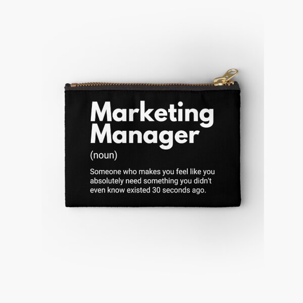 Item preview, Marketing Manager Funny Definition designed and sold by CuteLovelyDesigns.