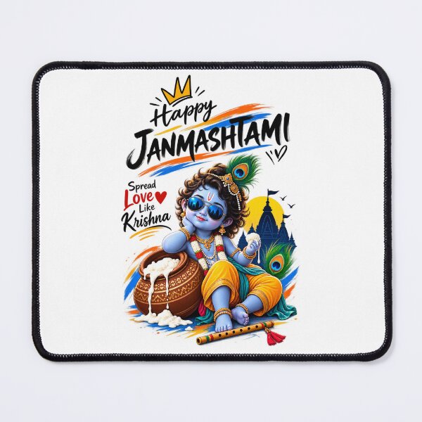 Item preview, Happy Janmashtami Krishna T-Shirt spread love like krishna designed and sold by everyone cloth house.