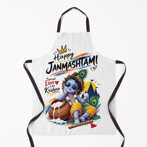 Item preview, Happy Janmashtami Krishna T-Shirt spread love like krishna designed and sold by everyone cloth house.