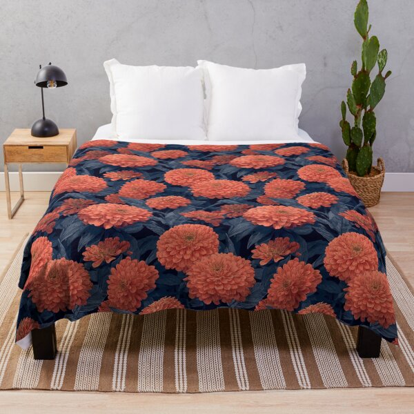 Item preview, Radiant Zinnia Texture - Hawaiian Flower Pattern - Gifts For Her designed and sold by RoyalStarsPatts.