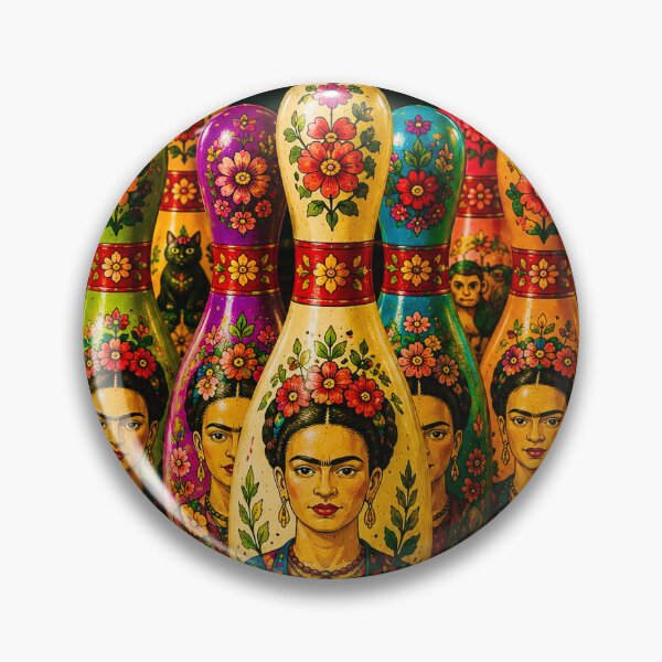 Item preview, Frida Kahlo Bowling Set designed and sold by reggiemercedes.