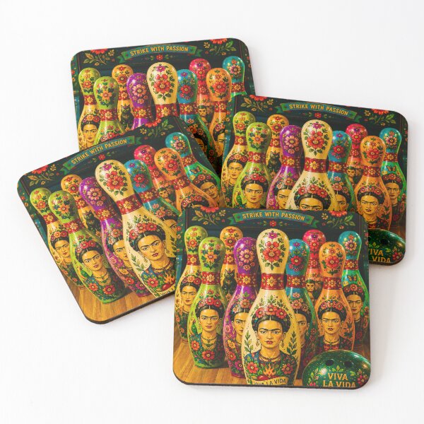 Item preview, Frida Kahlo Bowling Set designed and sold by reggiemercedes.
