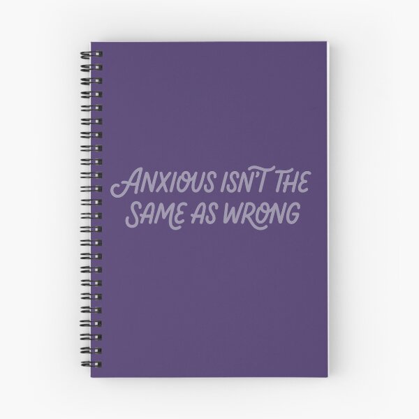 Item preview, Anxiety Quote Cursive Typography For Mental Health Advocates designed and sold by roarsomethings.