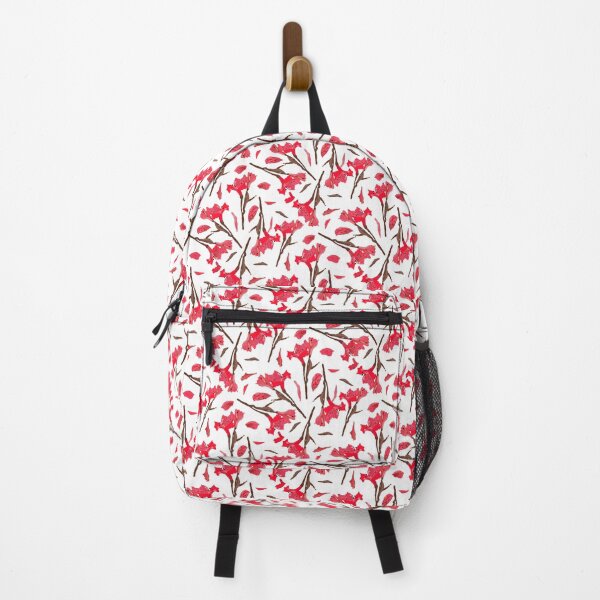 Item preview, Red Alstroemeria Pattern Flower Hand-Drawn Illustration designed and sold by altastudio.
