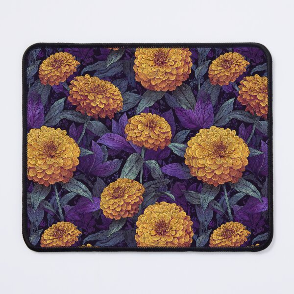 Item preview, Colorful Zinnia Print - Birth Flower Pattern - Gifts For Him designed and sold by RoyalStarsPatts.