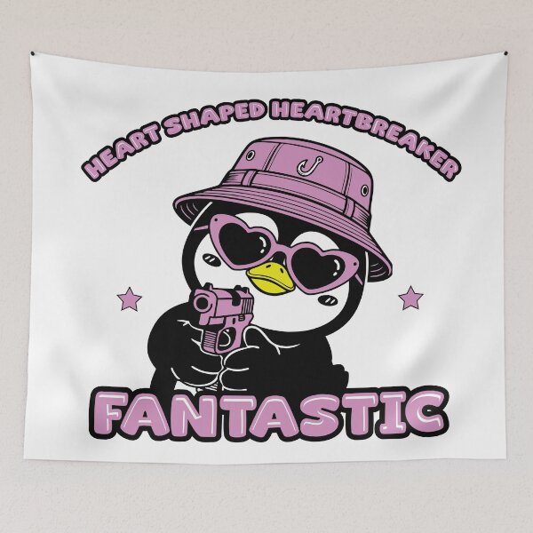 Item preview, Heart Shaped Heartbreaker Cute Penguin Illustration designed and sold by bolayousri.