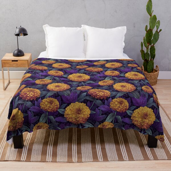Item preview, Colorful Zinnia Print - Birth Flower Pattern - Gifts For Him designed and sold by RoyalStarsPatts.