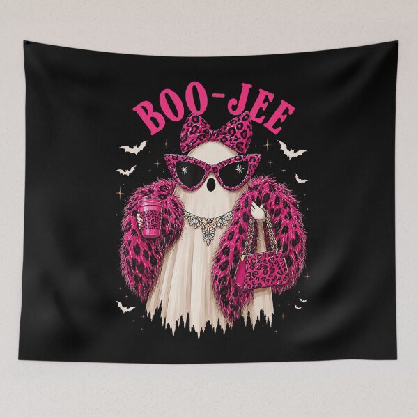 Item preview, Halloween Boo Jee Pink Leopard Ghost Costume designed and sold by Teansnack.