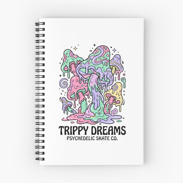 Item preview, Trippy Dreams Pastel Melting Mushrooms designed and sold by DripCultureLab.