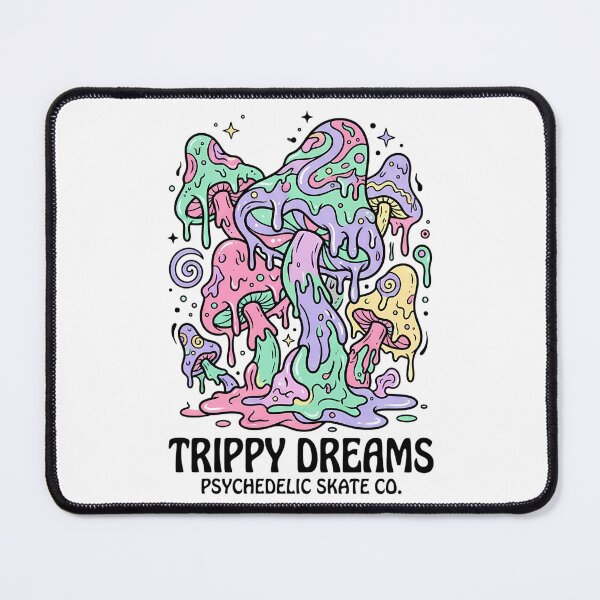 Item preview, Trippy Dreams Pastel Melting Mushrooms designed and sold by DripCultureLab.