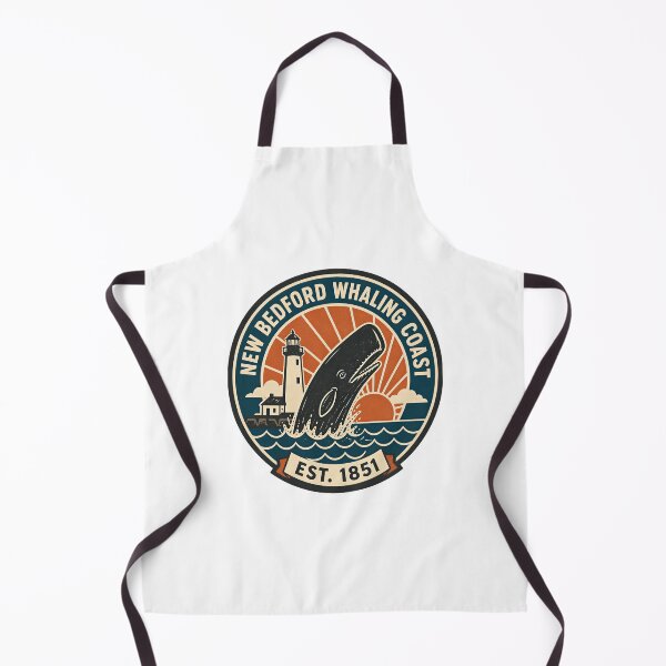 Item preview, Moby Dick: New Bedford Whaling Coast Badge designed and sold by Fenay Designs.
